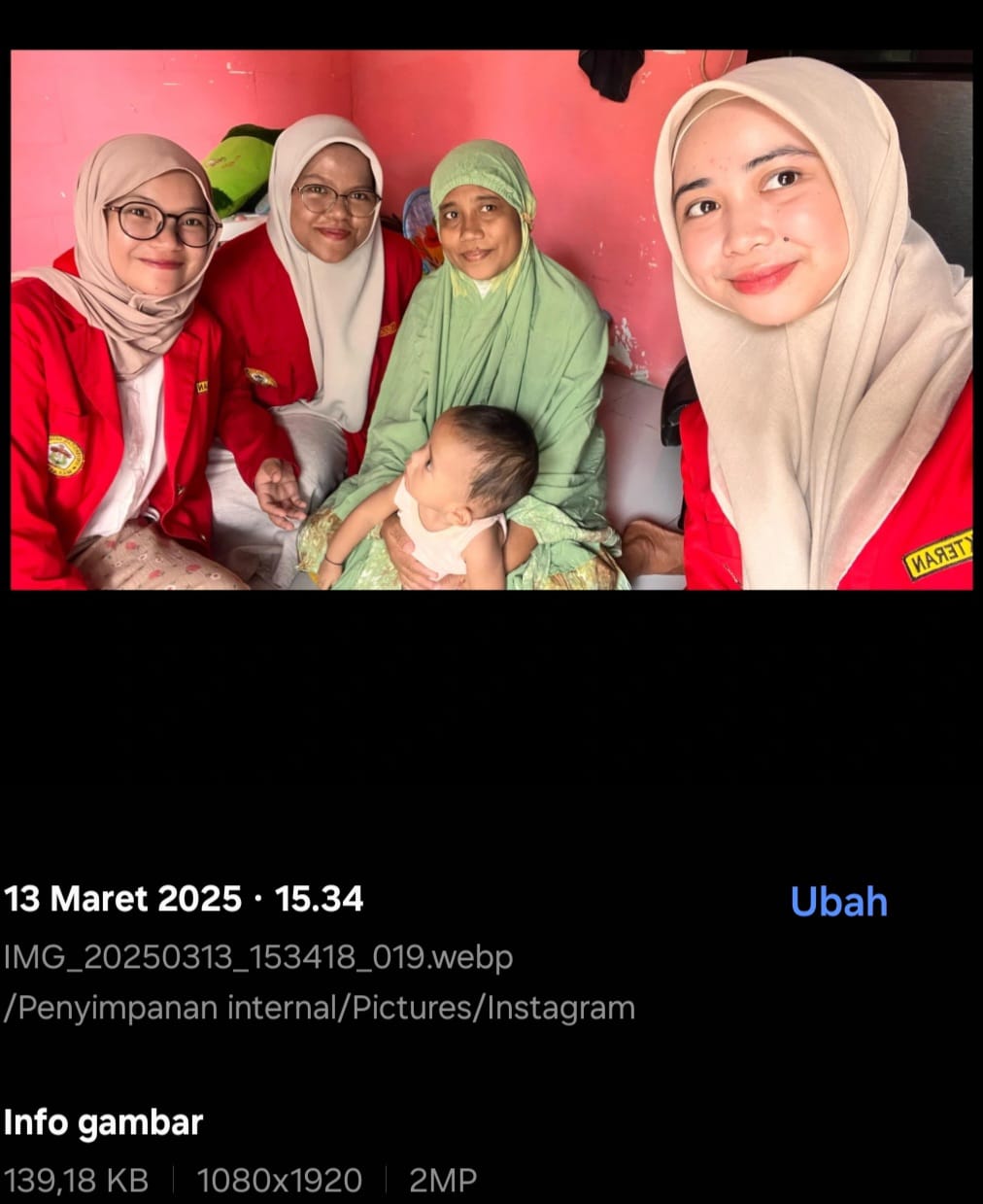 Pendampingan Keempat (Kunjungan pertama pada ibu Nuraeni Aziz 13 Maret 2025)